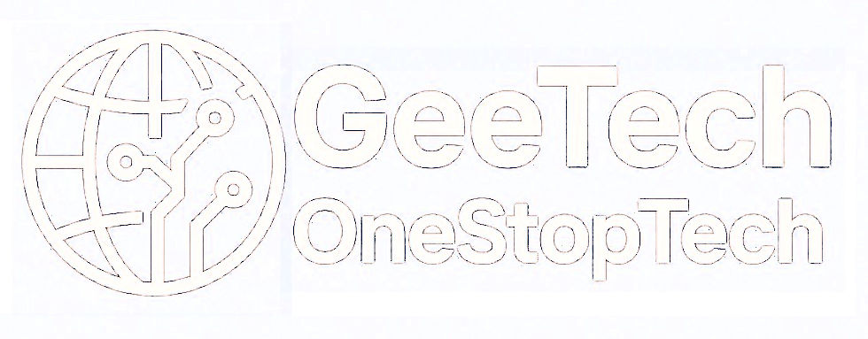 GeeTech Logo White